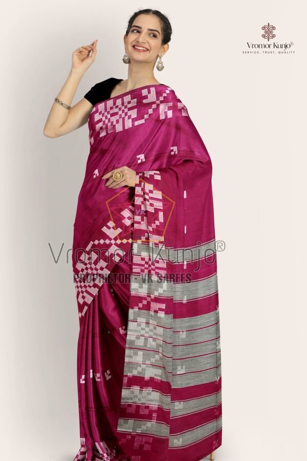 3D BOX COTTON SILK HANDLOOM SAREES