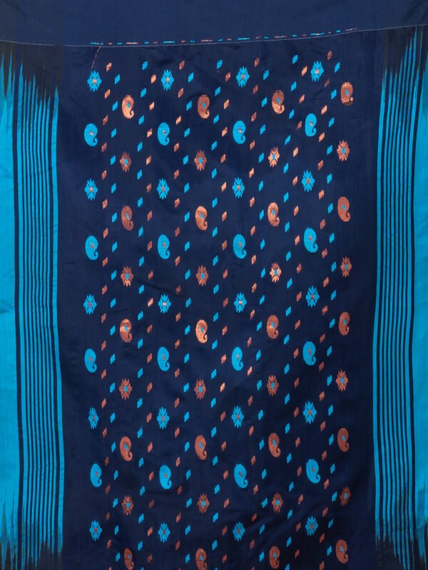 Royal Ikkat Handloom Saree by Vromor Kunjo - Image 5